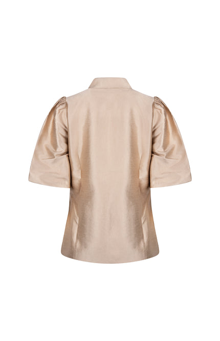 Nukus Blazer Fabienne Gold NKS11016 Stretchshop.nl