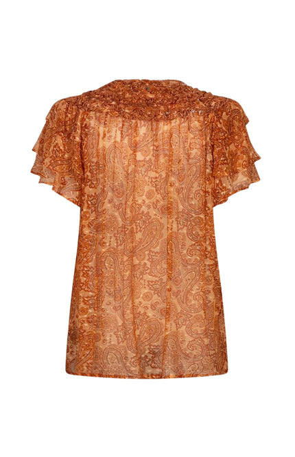 Ibana Top Thorin Paisley Naranja Stretchshop.nl