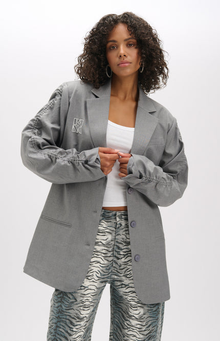 Refined Department Blazer Jenny Light Grey R2602452895 Stretchshop.nl