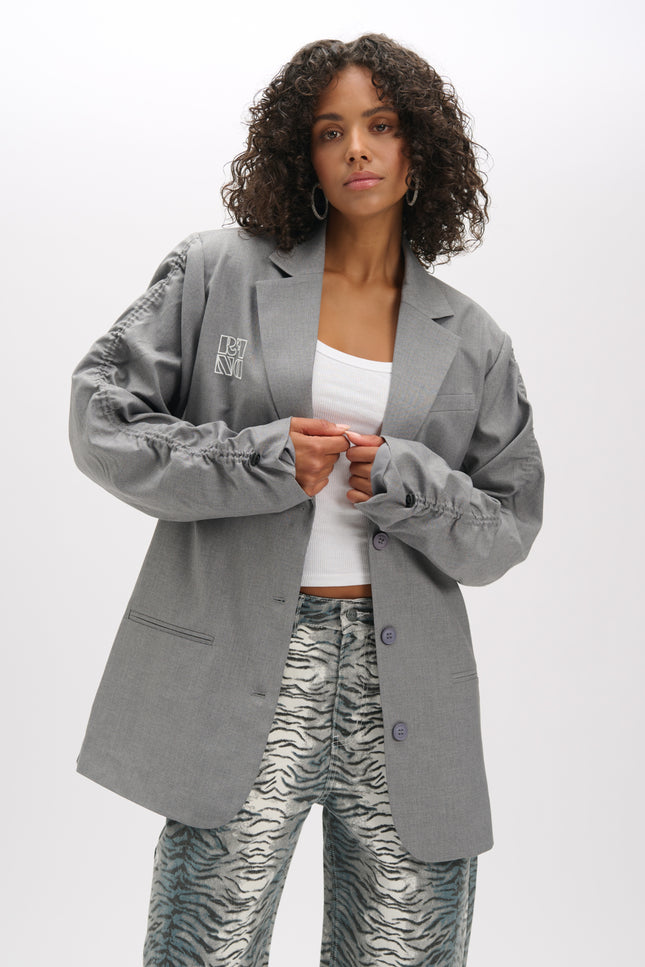 Refined Department Blazer Jenny Light Grey R2602452895 Stretchshop.nl