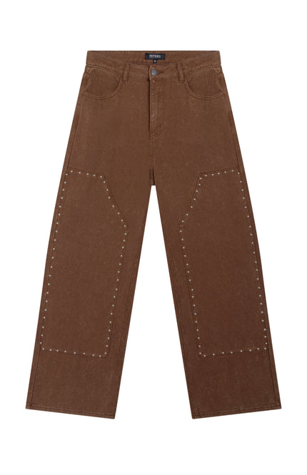 Refined Department Jeans Payton Brown R2602173890 Stretchshop.nl