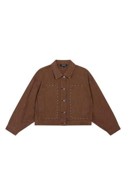 Refined Department Jacket Honni Brown R2602473889 Stretchshop.nl