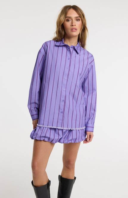 Refined Department Blouse Jazzy Lilac R2602945926 Stretchshop.nl