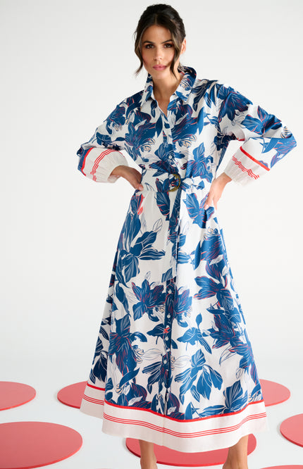 K-design Jurk Maxi Met Design C711L-P064 Stretchshop.nl