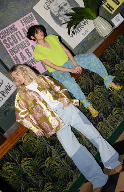 Studio Amaya Top Ardina Lime Stretchshop.nl