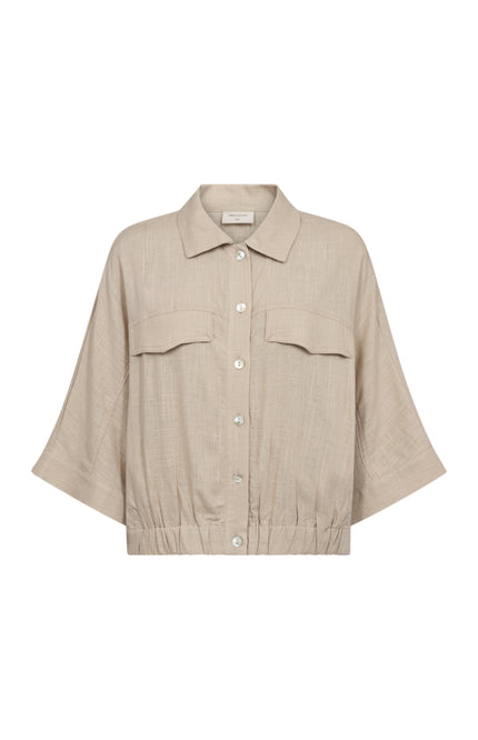 Freequent Jacket Fqlarin Sand Melange 208134 Stretchshop.nl