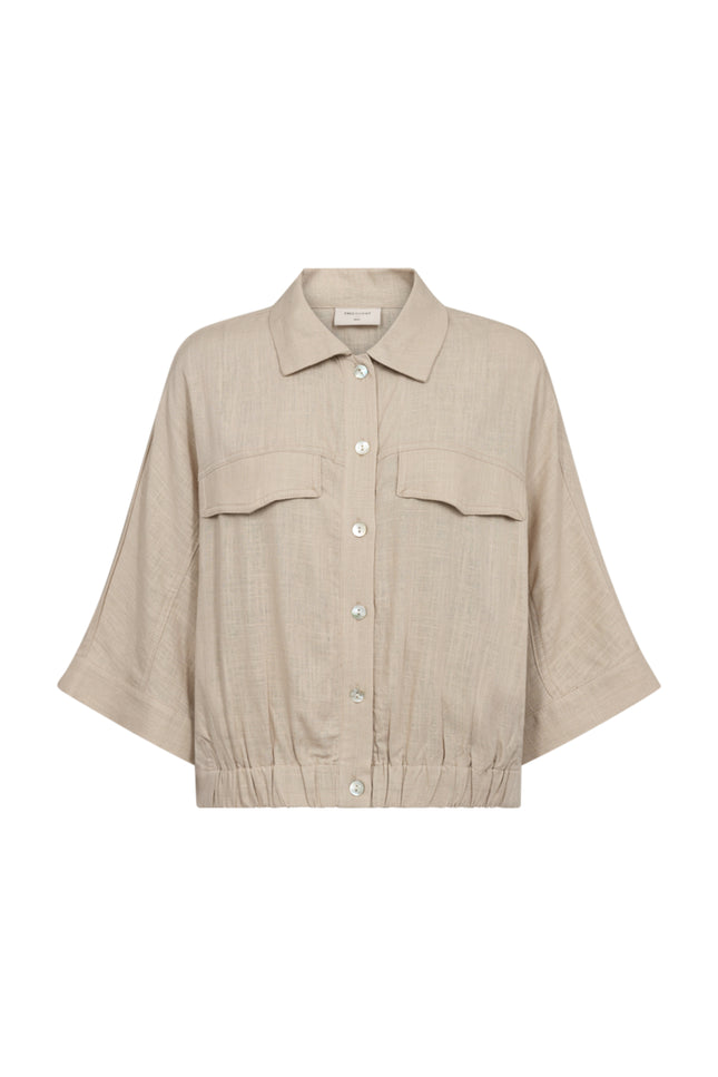 Freequent Jacket Fqlarin Sand Melange 208134 Stretchshop.nl
