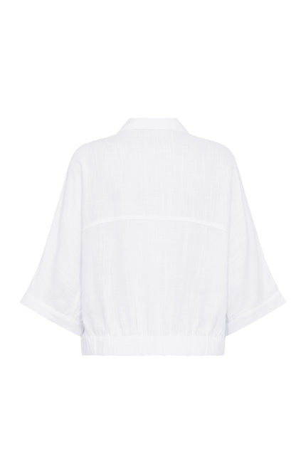 Freequent Jacket Fqlarin Brilliant White 208134 Stretchshop.nl