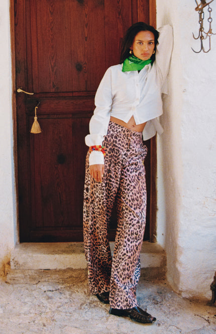 Harper & Yve Broek Holly Lexie Leopard SS6C101 Stretchshop.nl
