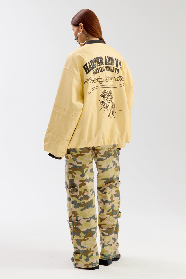 Harper & Yve Jeans Bella Green Camo SS6D100 Stretchshop.nl