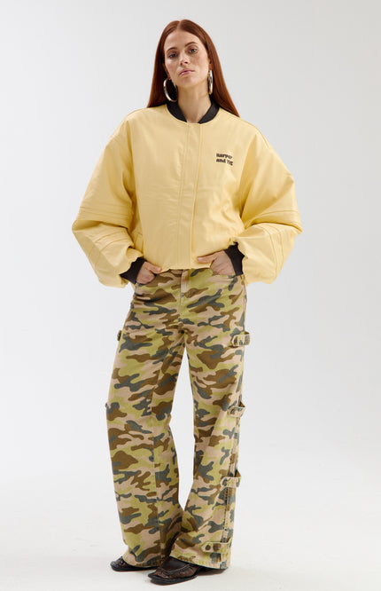 Harper & Yve Jeans Bella Green Camo SS6D100 Stretchshop.nl