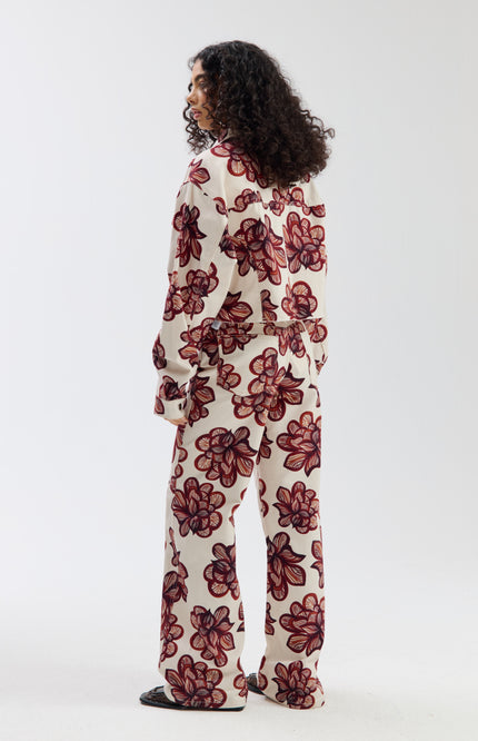 Harper & Yve Broek Mayra Desert Flower Ecru SS6D104 Stretchshop.nl