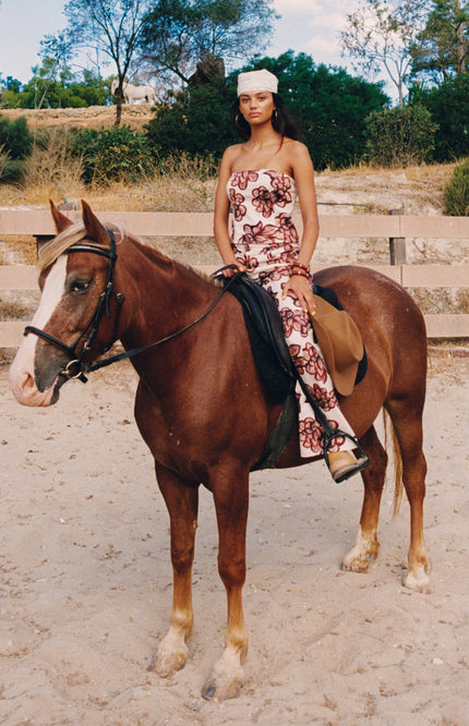 Harper & Yve Top Delice Desert Flower Ecru SS6D400 Stretchshop.nl