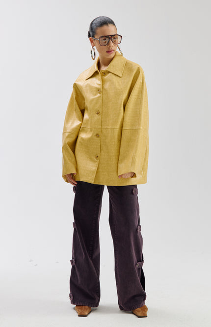 Harper & Yve Jacket Mees Light Yellow SS6N201 Stretchshop.nl