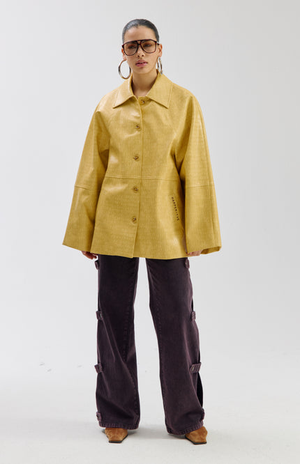 Harper & Yve Jacket Mees Light Yellow SS6N201 Stretchshop.nl