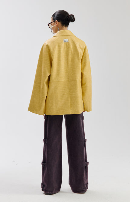 Harper & Yve Jacket Mees Light Yellow SS6N201 Stretchshop.nl
