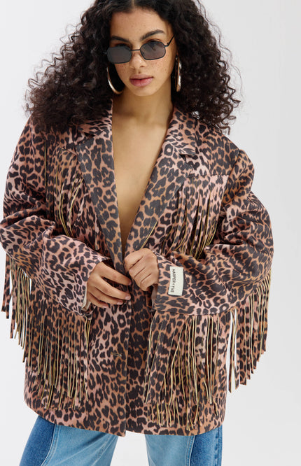 Harper & Yve Jacket Casey Lexie Leopard SS6N210 Stretchshop.nl