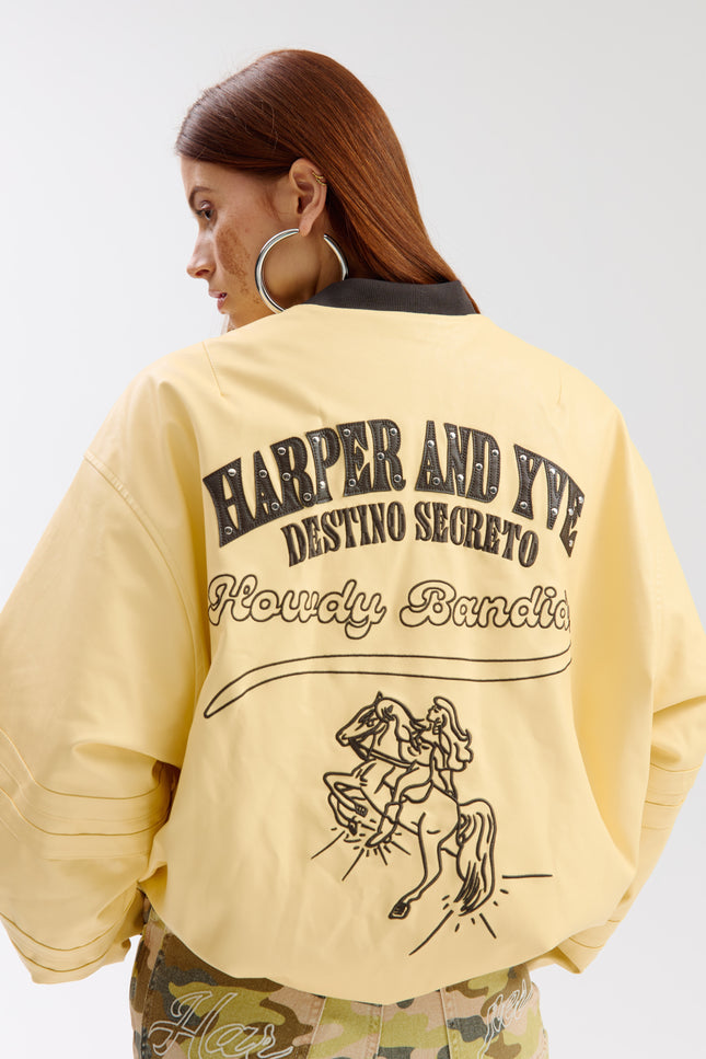 Harper & Yve Jacket Lory Light Yellow SS6P200 Stretchshop.nl