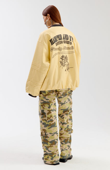 Harper & Yve Jacket Lory Light Yellow SS6P200 Stretchshop.nl