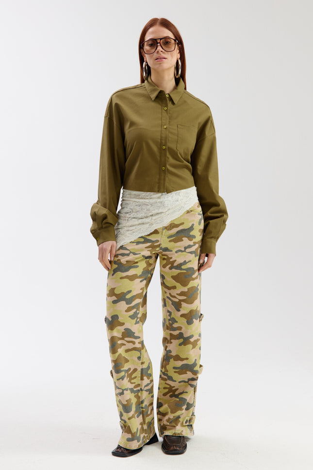 Harper & Yve Blouse Femke Avocado SS6P610 Stretchshop.nl