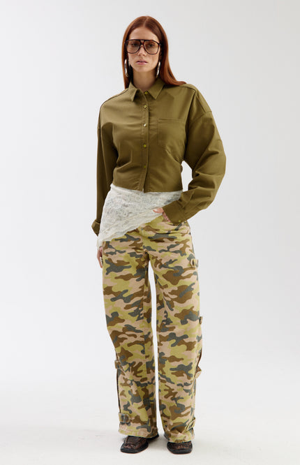 Harper & Yve Blouse Femke Avocado SS6P610 Stretchshop.nl