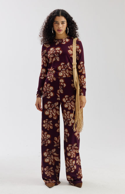Harper & Yve Broek Jane Desert Flower SS6T101 Stretchshop.nl