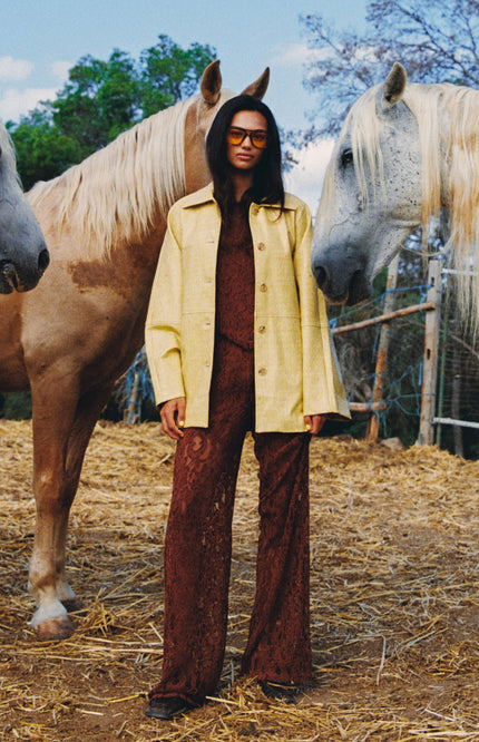 Harper & Yve Jacket Mees Light Yellow SS6N201 Stretchshop.nl