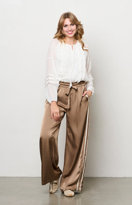 &Co woman Blouse Willeke Offwhite BL424 Stretchshop.nl