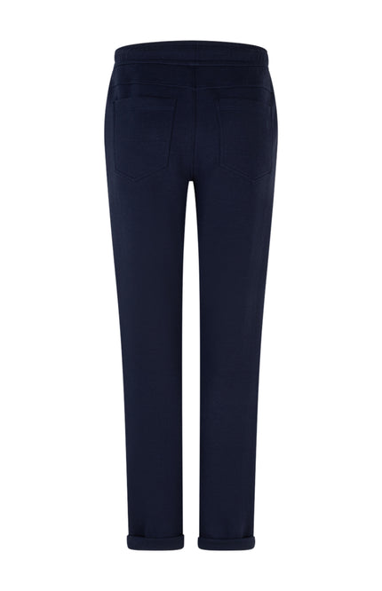 Red Button Broek Stella Scuba Dark Blue SRB4803 Stretchshop.nl