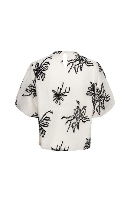 &Co woman Blouse Wyanne Beige BL425 Stretchshop.nl