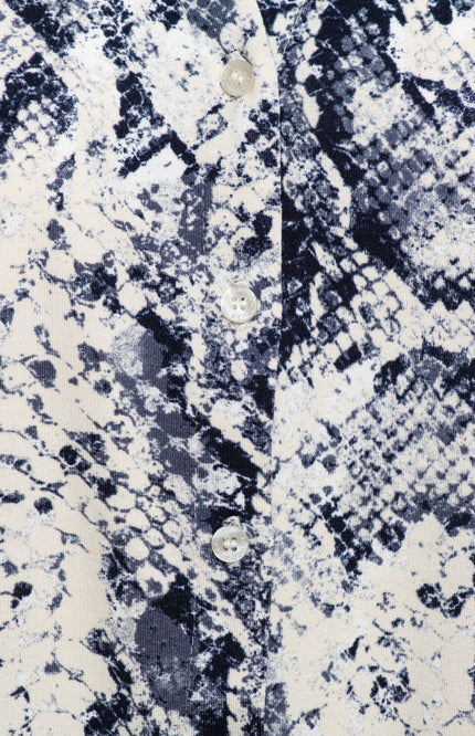 &Co woman Blouse Vayen Snake Slate Multi BL431 Stretchshop.nl