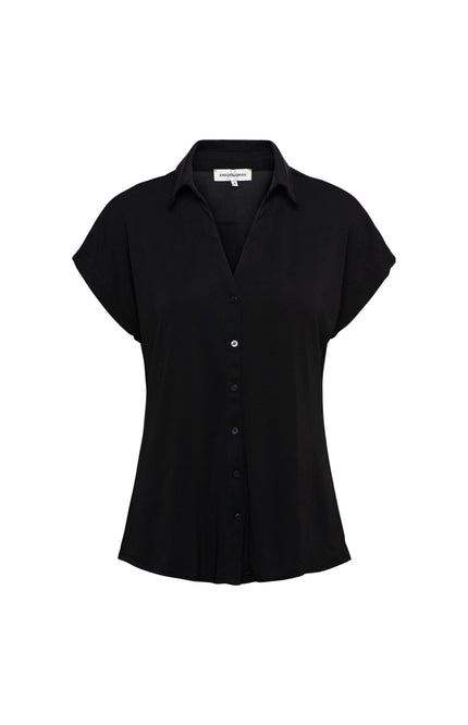 &Co woman Blouse Valetta Black BL434 Stretchshop.nl