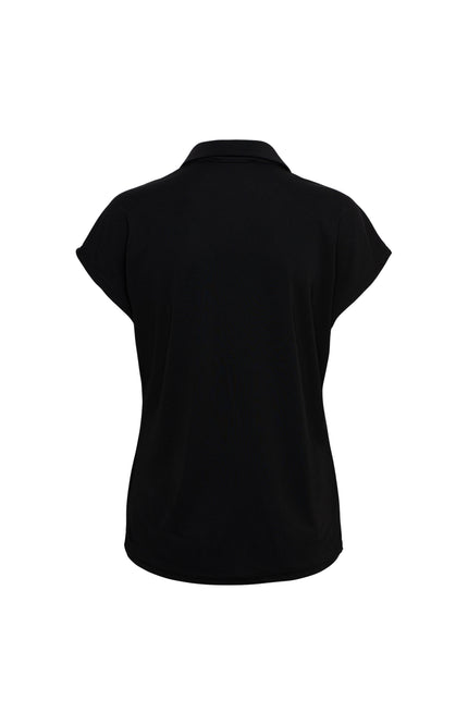 &Co woman Blouse Valetta Black BL434 Stretchshop.nl