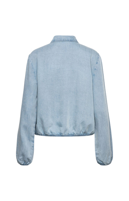 &Co woman Blouse Juul Light Denim BL435 Stretchshop.nl