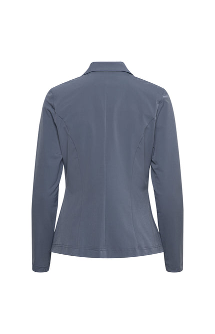 &Co woman Travel Blazer Phileine Dark Slate BZ110 Stretchshop.nl