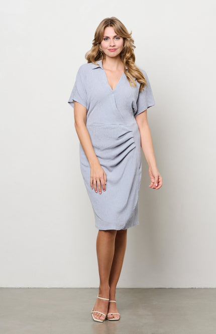 &Co woman Jurk Leola Slate DR296 Stretchshop.nl