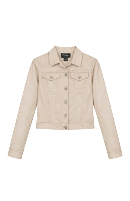 Elvira Casuals Jacket Tamar Creme Pearl Stretchshop.nl