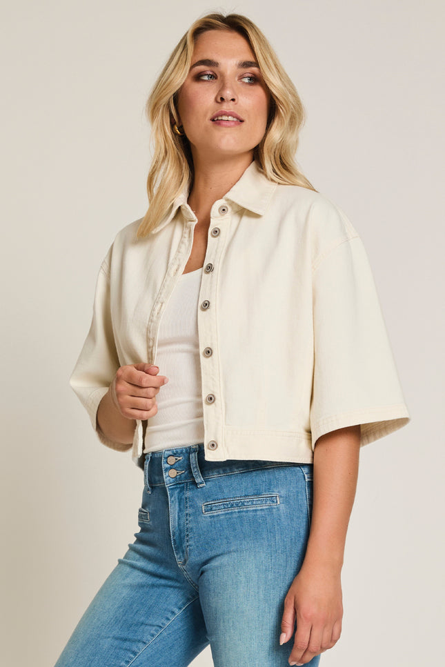 Para Mi Jacket Mauve Natural Cream SS261270359 Stretchshop.nl