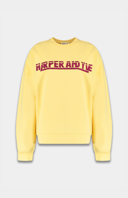 Harper & Yve Sweater Lex Light Yellow SS6Y503 Stretchshop.nl