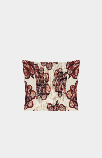 Harper & Yve Top Delice Desert Flower Ecru SS6D400 Stretchshop.nl