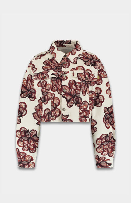 Harper & Yve Jacket Willow Desert Flower Ecru SS6D200 Stretchshop.nl