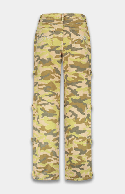 Harper & Yve Jeans Bella Green Camo SS6D100 Stretchshop.nl