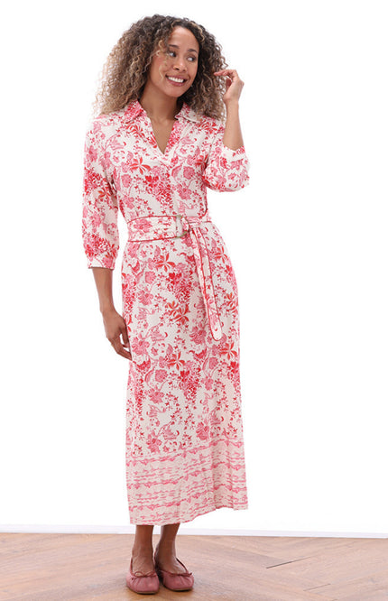 K-design Jurk Maxi Met Design C162-P124 Stretchshop.nl