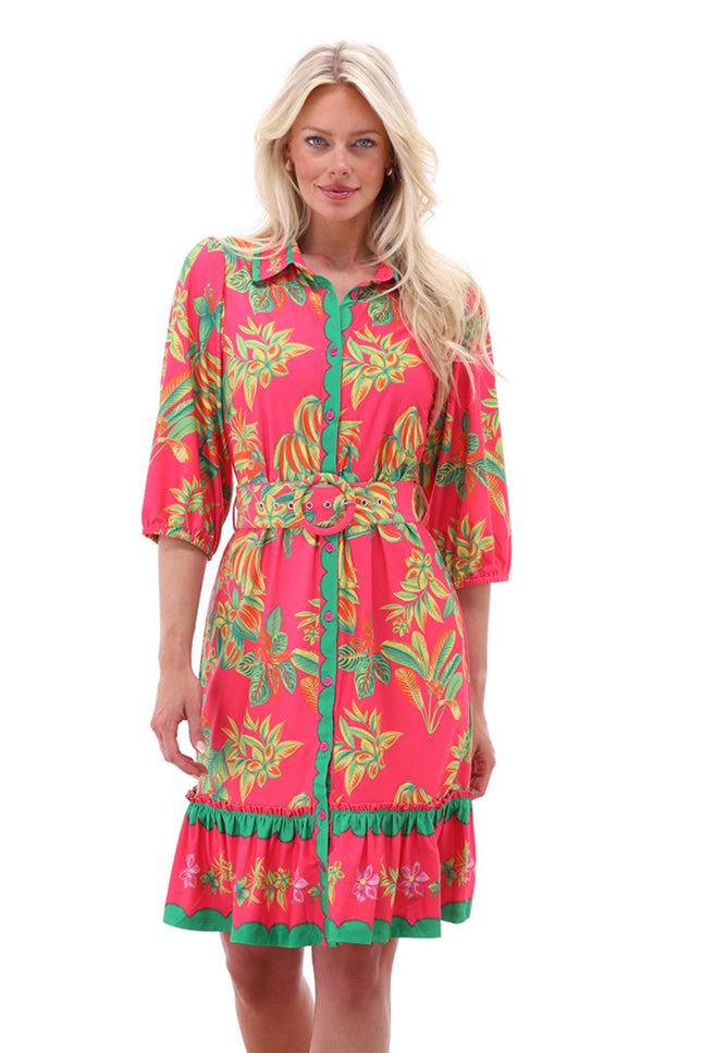 K-design Jurk Met Design C401-P132 Stretchshop.nl