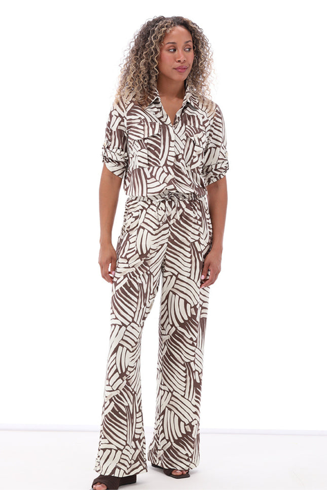 K-design Jumpsuit Met Design C204-P076 Stretchshop.nl