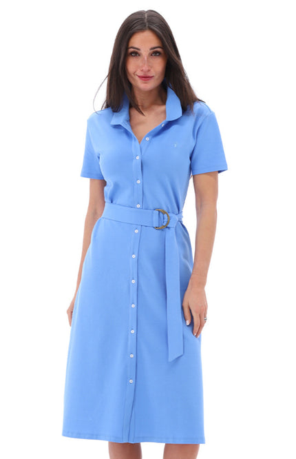 You're My Lobster Jurk Midi Polo Met Knoopjes Marina C757L Stretchshop.nl