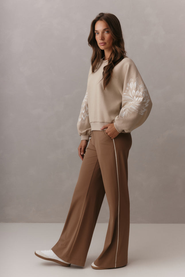 Lady Day Broek Eleyn Mocha L14-475-3105 Stretchshop.nl