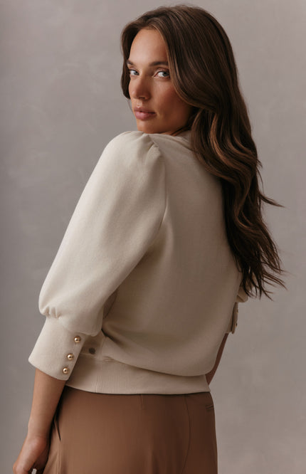 Lady Day Sweater Evie Light Cream L25-301-3175 Stretchshop.nl