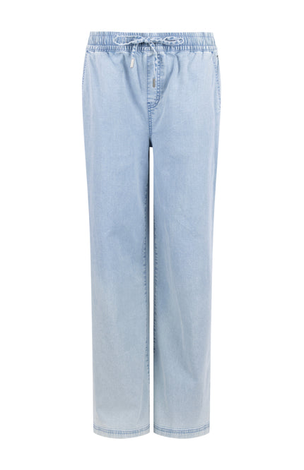 Tramontana Broek Lightweight Denim Light Blue F01-19-101 2 Stretchshop.nl
