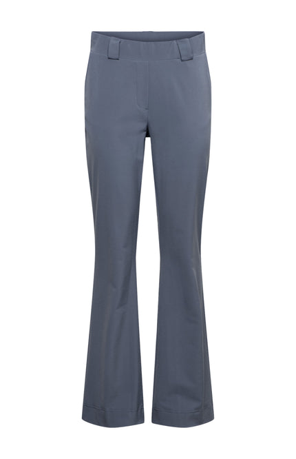 &Co woman Travel Broek Penelope Flare Dark Slate PA203-1 Stretchshop.nl
